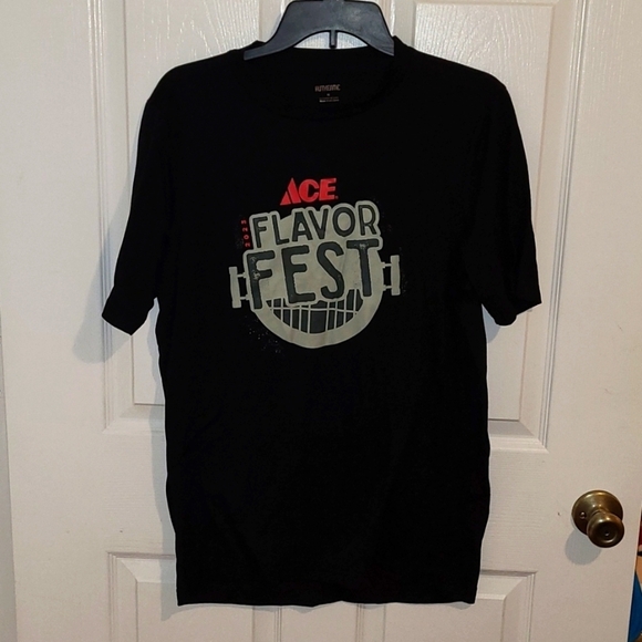 Authentic-Brand Other - Authentic-Brand Mens Ace Flavor Fest Black Red Gray Short Sleeve Tshirt Medium